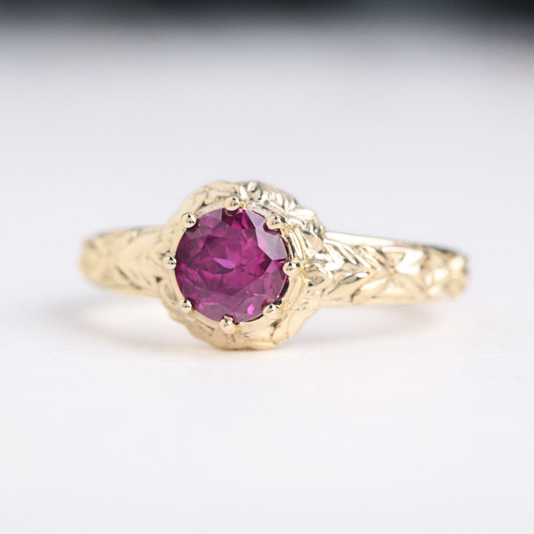 Marianne Pink Sapphire Fairytale Engagement ring - Vinny & Charles