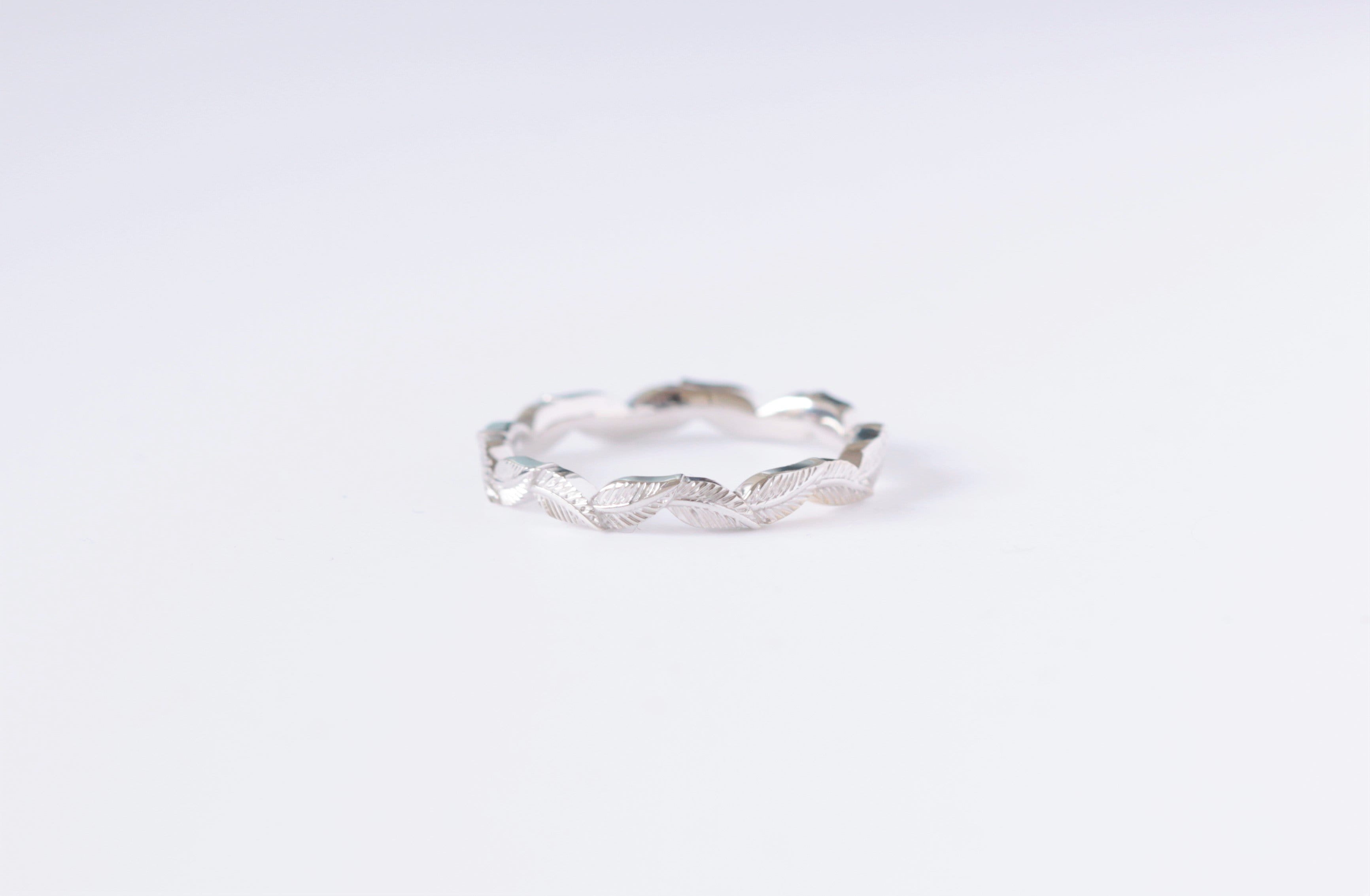 Eternity Leaf Wedding Ring - Vinny & Charles