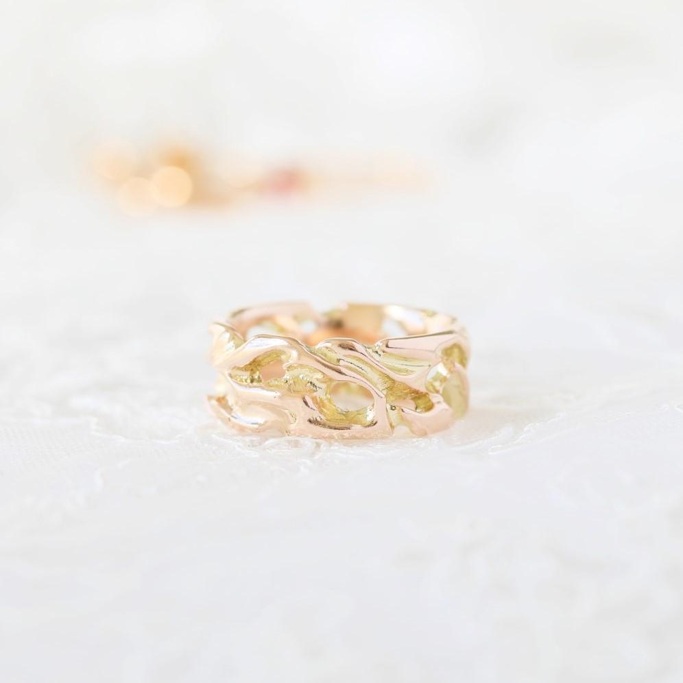 Rustic Mens Wedding Ring - Vinny & Charles