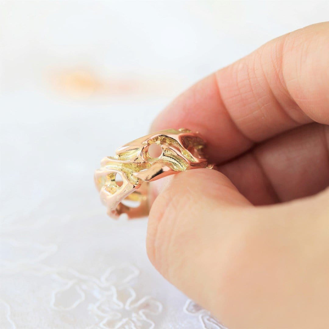 Rustic Mens Wedding Ring - Vinny & Charles