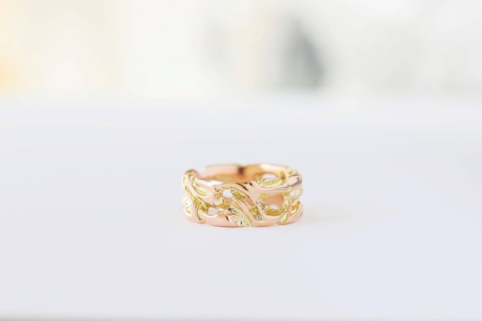 Rustic Mens Wedding Ring - Vinny & Charles