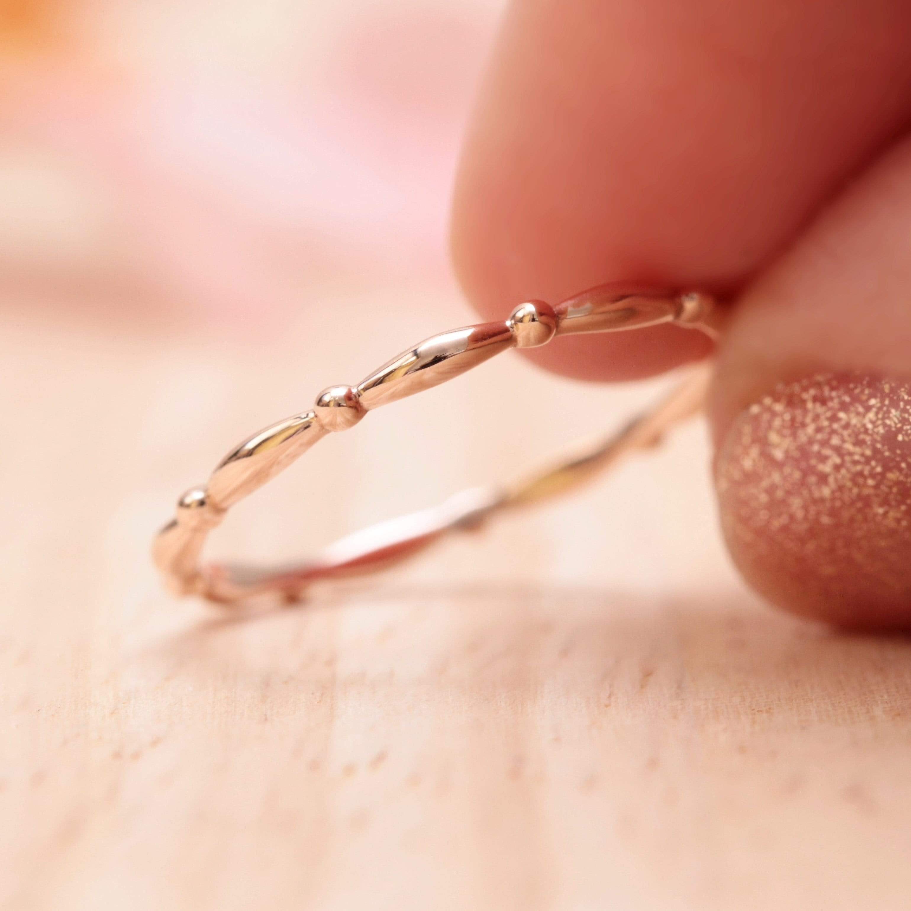 Beaded Stacking Ring - Vinny & Charles