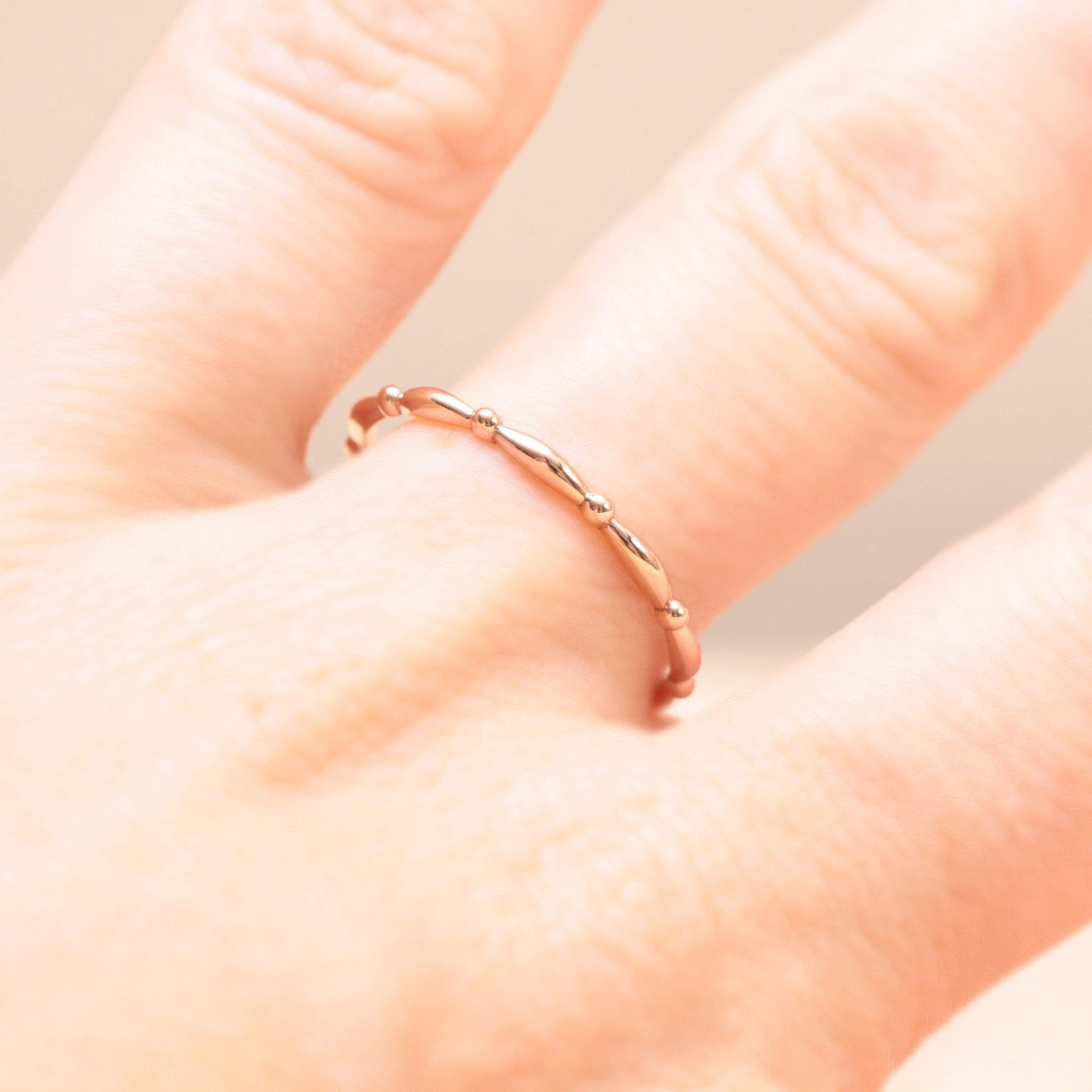 Beaded Stacking Ring - Vinny & Charles