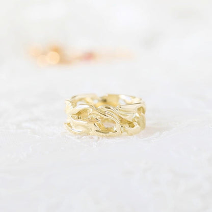 unique rustic mens wedding ring