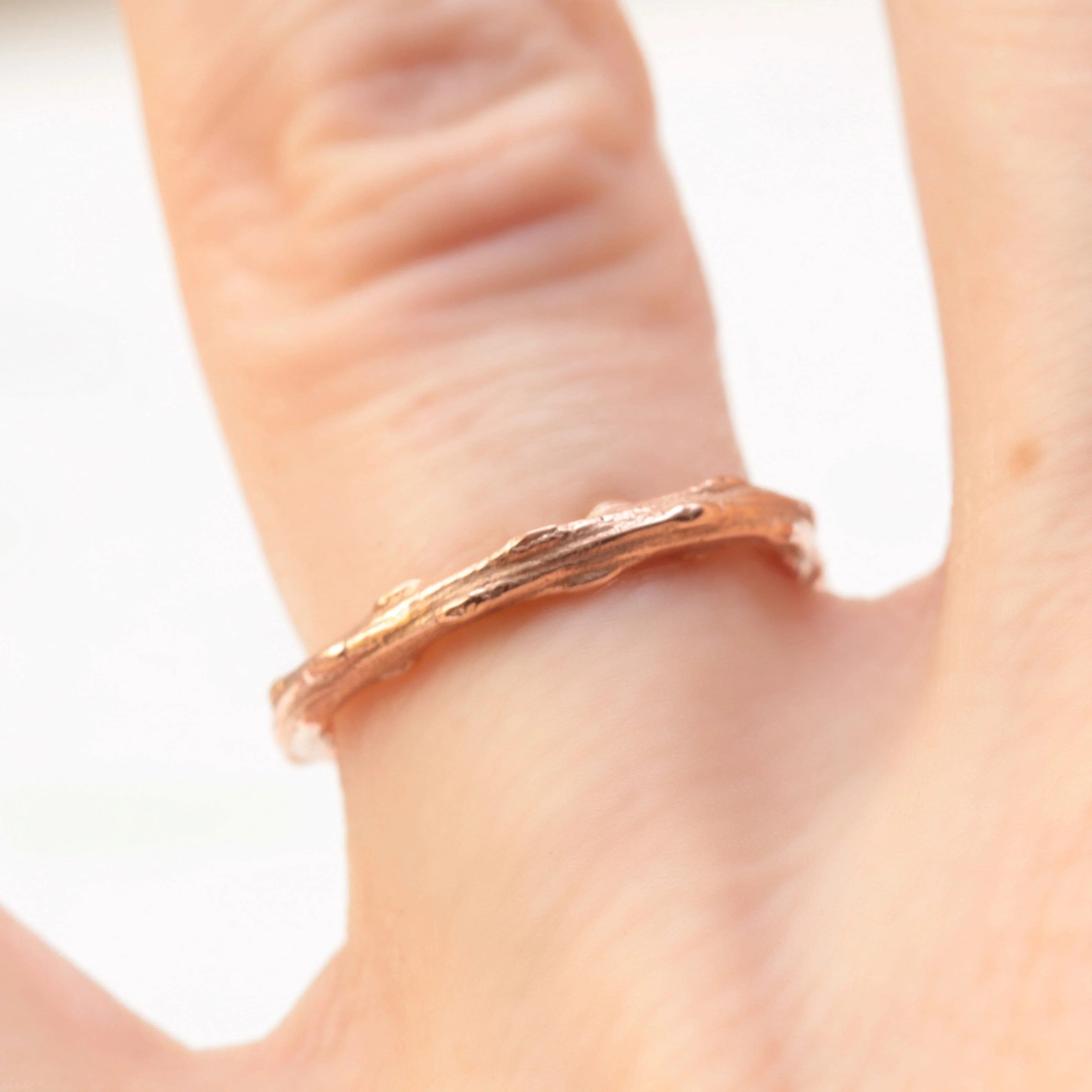 Twig Wedding Band