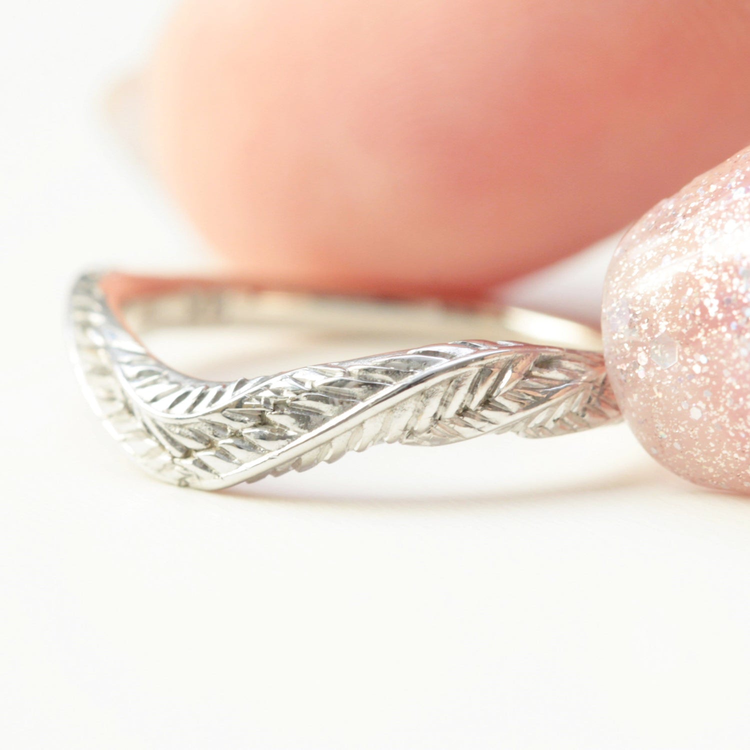 Foliage Leaf Wedding Ring - Vinny & Charles